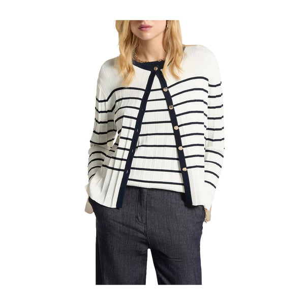 Elena Mirò Cardigan Cardigan Donna rigato con spacchi S - Francavilla Moda