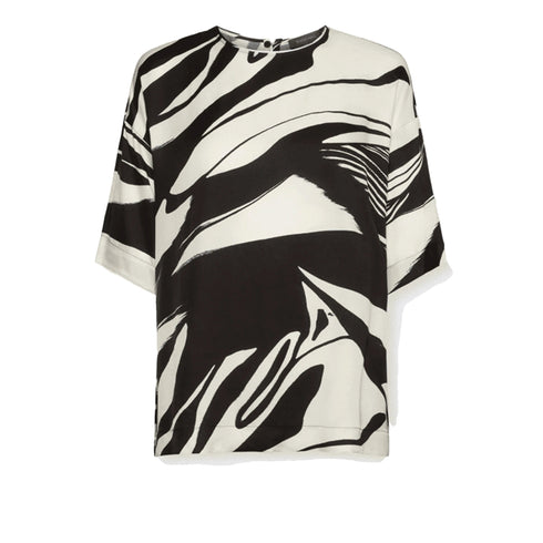 Elena Mirò Blusa ELENA MIRO Blusa Donna Twill Viscosa Stampa Grafica M - Francavilla Moda