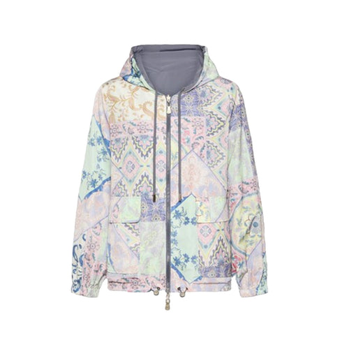Elena Mirò Giubbino Giubbino Donna reversibile con cappuccio 46 - Francavilla Moda