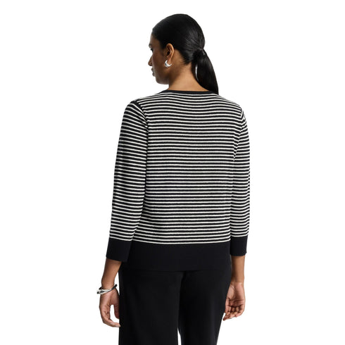 Elena Mirò Maglia Maglia Donna a righe orizzontali M A26-ELENA MIROM052Z000814N-0A2-M - Francavilla Moda