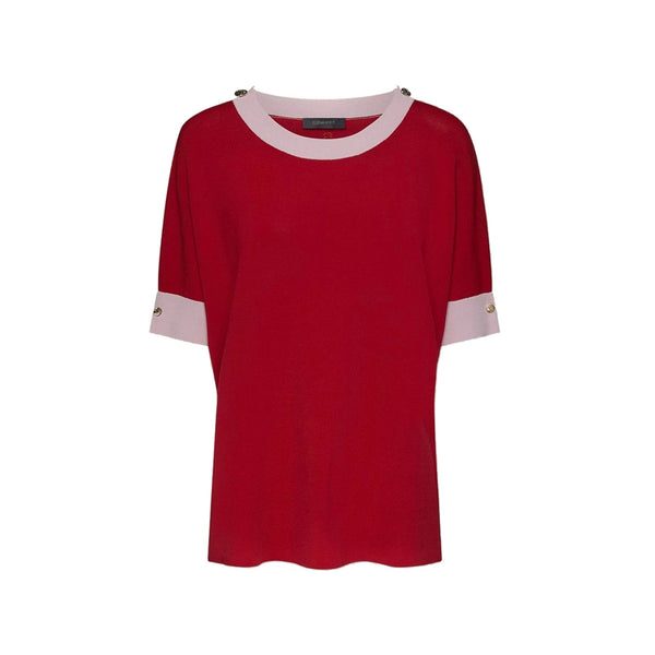 Elena Mirò Maglia Maglia Donna bicolor maniche corte 1 - Francavilla Moda