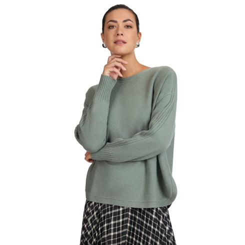 Elena Mirò Maglia Maglia Donna con scollo a barca M A26-ELENA MIROM014Z000774N-0A5-M - Francavilla Moda