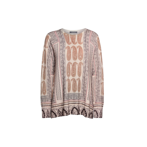 Elena Mirò Maglia Maglia Donna con stampa paisley S A26-ELENA MIROM101Z000866N-0S3-S - Francavilla Moda