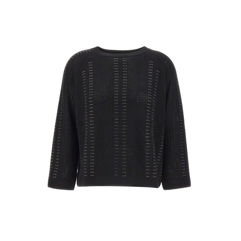 Elena Mirò Maglia Maglia Donna traforata con strass M A26-ELENA MIRO'M086Z000851N-033-M - Francavilla Moda
