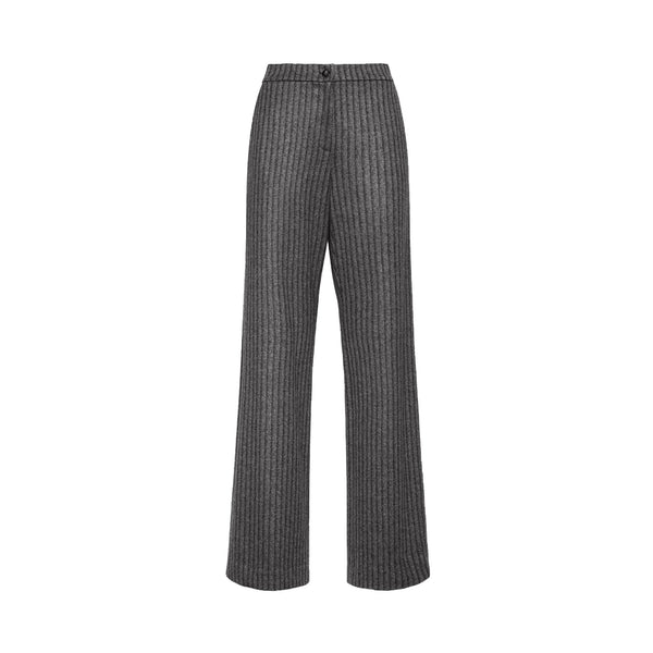 Elena Mirò Pantaloni Pantalone Donna gessato gamba ampia 44 - Francavilla Moda