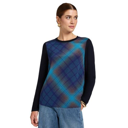 Elena Mirò T-shirt T-shirt Donna bimaterica lunga M A26-ELENA MIROG050Z000701N-034-M - Francavilla Moda