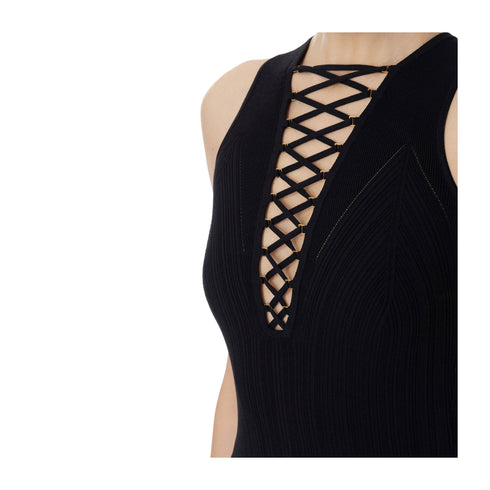 Elisabetta Franchi Abito midi Abito Donna con lacci frontali 42 - Francavilla Moda