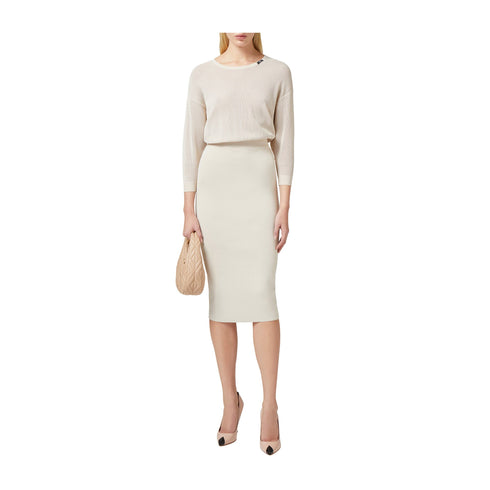 Elisabetta Franchi Abito midi Abito Donna midi a rete 40 - Francavilla Moda