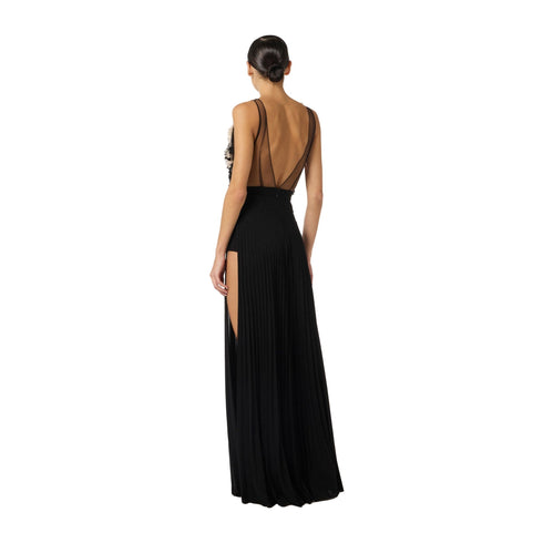 Elisabetta Franchi Abito Abito lungo Donna con petali 3D 42 - Francavilla Moda