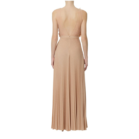 Elisabetta Franchi Abito Abito lungo Donna con petali 3D 42 P26-ELISABETTA FRANCHIABR4462E2-X81-42 - Francavilla Moda