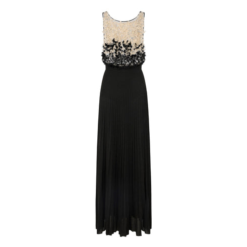Elisabetta Franchi Abito Abito lungo Donna con petali 3D 42 - Francavilla Moda
