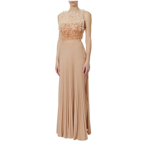 Elisabetta Franchi Abito Abito lungo Donna con petali 3D 42 P26-ELISABETTA FRANCHIABR4462E2-X81-42 - Francavilla Moda