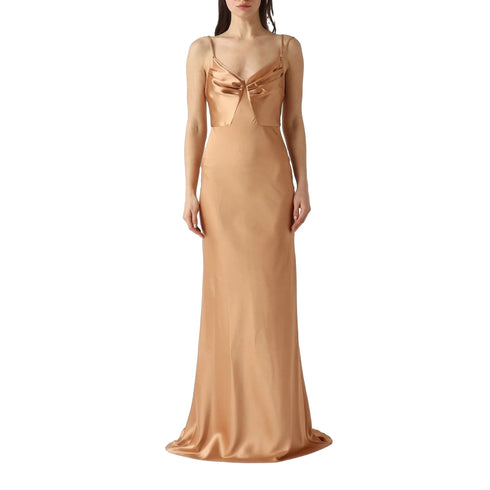 Elisabetta Franchi Abito sm Abito lungo Donna in raso 42 - Francavilla Moda