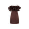 Elisabetta Franchi Abito Abito Mini Donna con maxi ruches 42 - Francavilla Moda