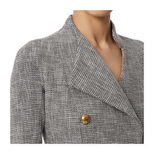 Elisabetta Franchi Giacca blazer Blazer Donna in tweed a 3/4 42 - Francavilla Moda