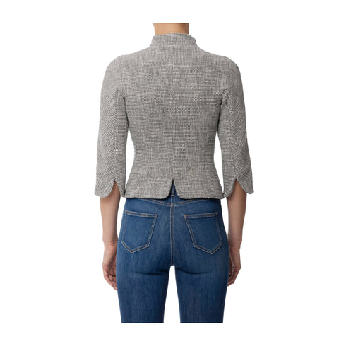 Elisabetta Franchi Giacca blazer Blazer Donna in tweed a 3/4 42 - Francavilla Moda