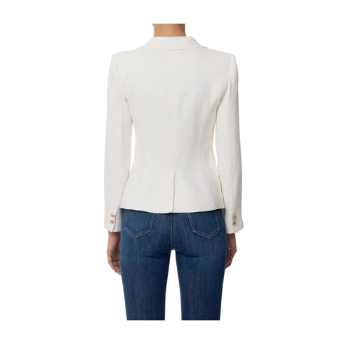 Elisabetta Franchi Giacca blazer Blazer Donna slim misto lino 42 - Francavilla Moda