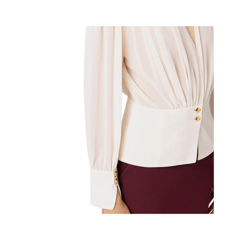 Elisabetta Franchi Blusa Blusa Donna con baschina Burro - Francavilla Moda