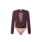 Elisabetta Franchi Body Body Donna con collana dorata 40 P26-ELISABETTA FRANCHICB00762E2-644-40 - Francavilla Moda
