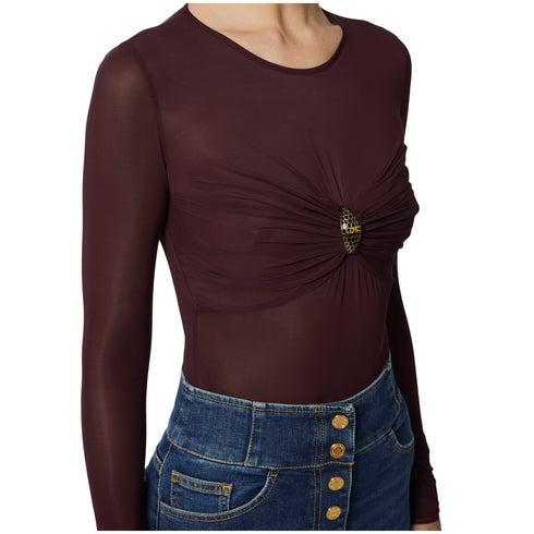 Elisabetta Franchi Body Body Donna dettaglio gioiello 42 - Francavilla Moda