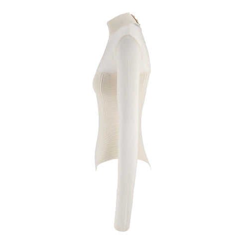 Elisabetta Franchi Body Body Donna tricot in trasparenza 40 - Francavilla Moda