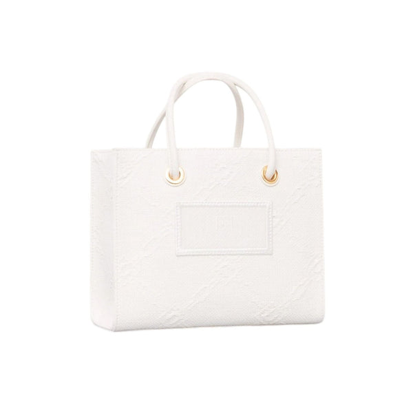 Elisabetta Franchi Borsa a mano Borsa Donna in rafia a mano Avorio P25-ELISABETTA FRANCHI-BS83A52E2-360-UNI - Francavilla Moda