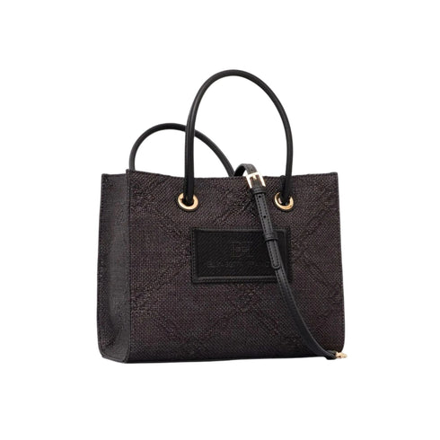 Elisabetta Franchi Borsa a mano Borsa Donna in rafia a mano Avorio P25-ELISABETTA FRANCHI-BS83A52E2-360-UNI - Francavilla Moda