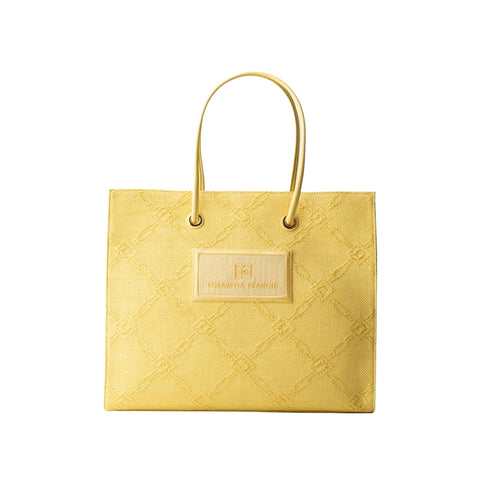 Elisabetta Franchi Borsa a mano Borsa Donna in rafia a mano Lemonade P25-ELISABETTA FRANCHIBS83A52E2-DC7-UNI - Francavilla Moda