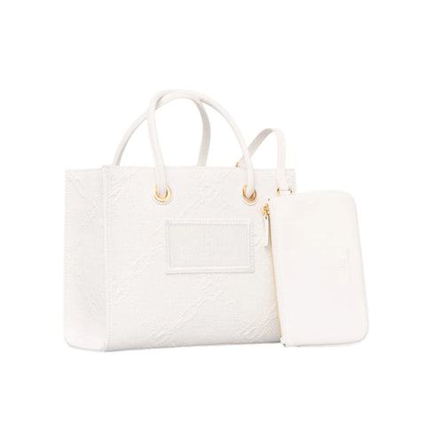 Elisabetta Franchi Borsa a mano Borsa Donna in rafia a mano Avorio P25-ELISABETTA FRANCHI-BS83A52E2-360-UNI - Francavilla Moda