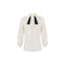 Elisabetta Franchi Camicia elegante Camicia Donna 3/4 con cravattina 40 - Francavilla Moda