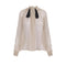 Elisabetta Franchi Camicia elegante Camicia Donna fiocco in raso 40 - Francavilla Moda