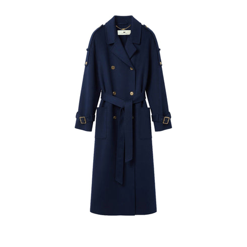 Elisabetta Franchi Cappotto Cappotto Donna lungo con cinta 38 - Francavilla Moda