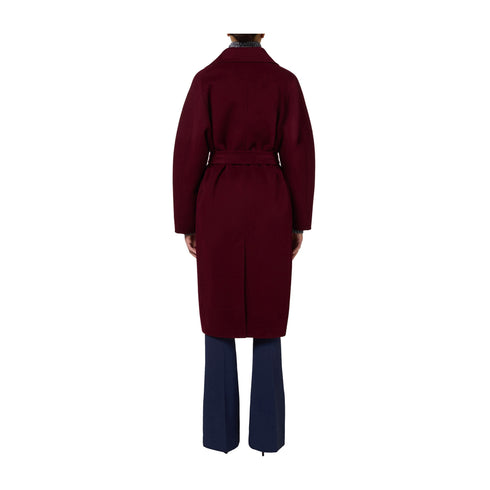 Elisabetta Franchi Cappotto Cappotto Donna modello vestaglia Rouge noir A24 - ELISABETTA FRANCHICP54D46E2 - CG3 - 38 - Francavilla Moda