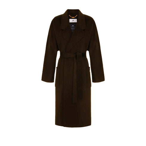 ELISABETTA FRANCHI Cappotto Cappotto Donna over con cinta 38 - Francavilla Moda