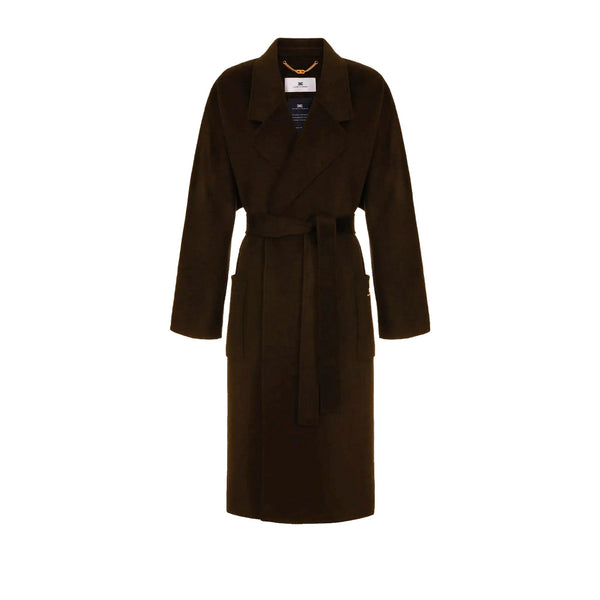 ELISABETTA FRANCHI Cappotto Cappotto Donna over con cinta 38 - Francavilla Moda