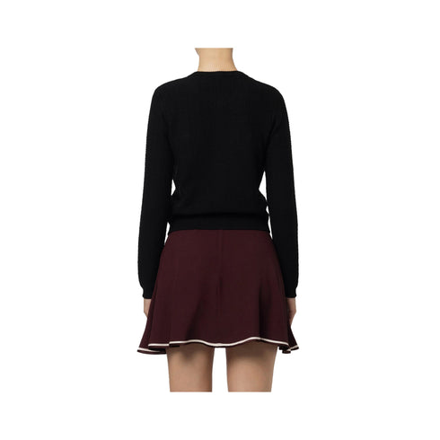 Elisabetta Franchi Cardigan Cardigan Donna con tasche Nero A24 - ELISABETTA FRANCHIMK22S47E2 - 110 - 40 - Francavilla Moda