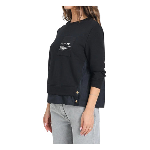 Elisabetta Franchi Felpa girocollo Felpa Donna con spacchi 40 - Francavilla Moda