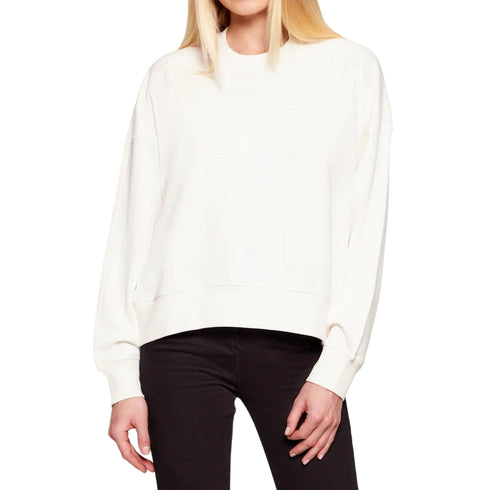 Elisabetta Franchi Felpa giro Felpa girocollo Donna con logo sur ton 40 P26-ELISABETTA FRANCHIMD02D61E2-360-40 - Francavilla Moda