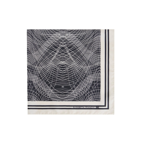 Elisabetta Franchi Foulard Foulard Donna in seta con stampa astratta UNI - Francavilla Moda