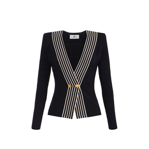 Elisabetta Franchi Giacca Giacca Donna con bottoni dorati 42 - Francavilla Moda