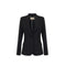 Elisabetta Franchi Giacca Giacca Donna Slim in doppio crêpe stretch 40 - Francavilla Moda