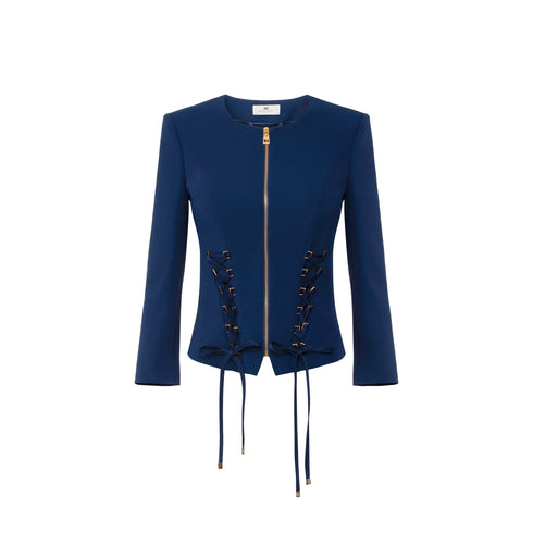 Elisabetta Franchi Giacca blazer Giacca Donna stringata con zip Oltre mare - Francavilla Moda