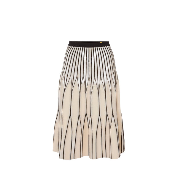 Elisabetta Franchi Gonna Gonna Donna in maglia bicolore 42 - Francavilla Moda