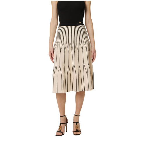 Elisabetta Franchi Gonna Gonna Donna in maglia bicolore 42 - Francavilla Moda