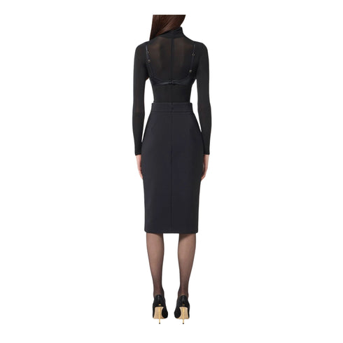 Elisabetta Franchi Gonna midi Gonna Donna midi zip frontale 42 - Francavilla Moda