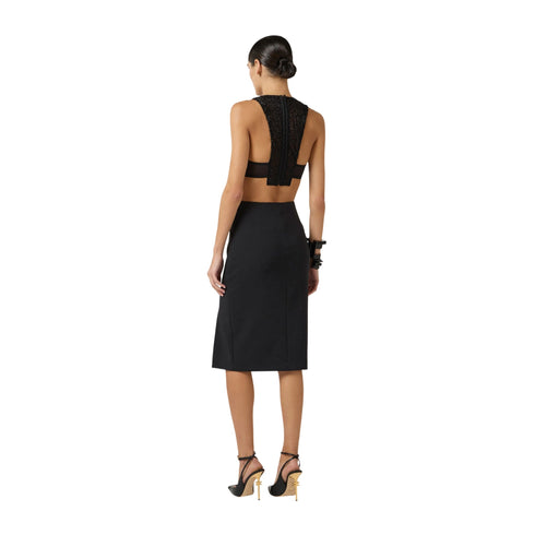 Elisabetta Franchi Gonna Gonna midi Donna con dettaglio in vita 42 - Francavilla Moda
