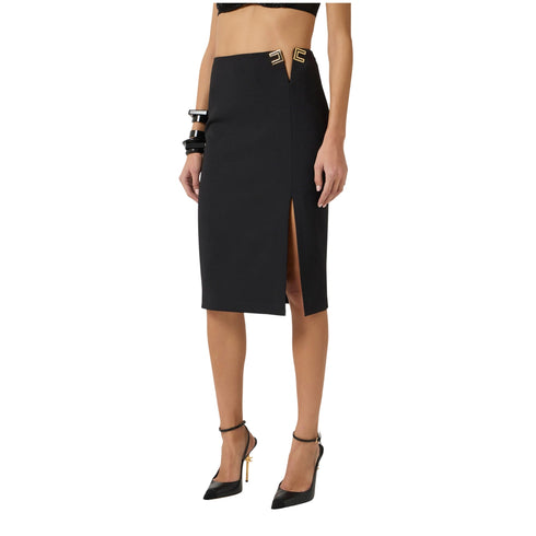 Elisabetta Franchi Gonna Gonna midi Donna con dettaglio in vita 42 - Francavilla Moda