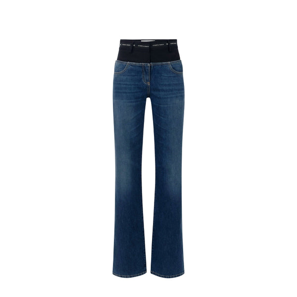 Elisabetta Franchi Jeans Jeans Donna con fascia logata 26 - Francavilla Moda
