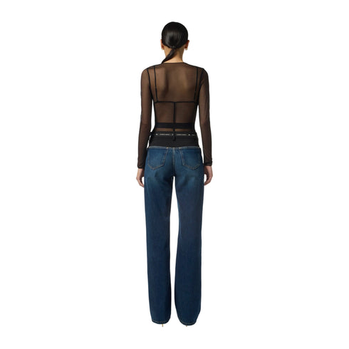 Elisabetta Franchi Jeans Jeans Donna con fascia logata 26 - Francavilla Moda