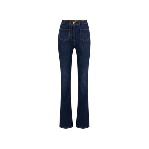 Elisabetta Franchi Jeans Jeans Donna con taschine Blu denim - Francavilla Moda